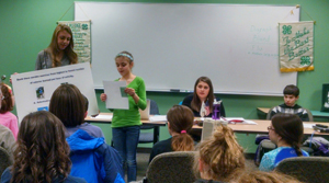4-H Club meeting ran by the 4-H youth