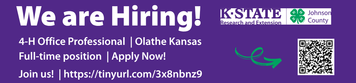 We are hiring 4-H office professional 