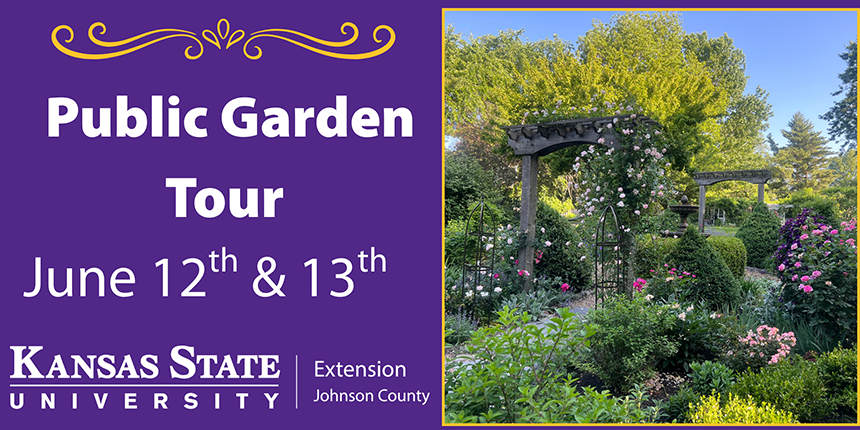 Public Garden Tour 2026 June 12th and 13th