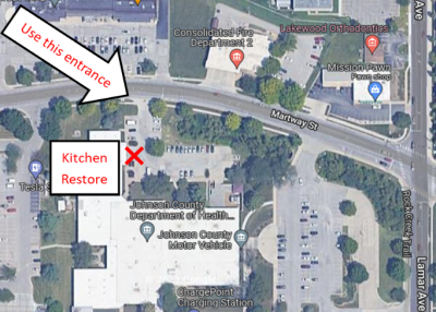 Kitchen Restore Map
