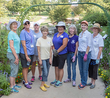 Extension Master Gardeners at Monet Garden