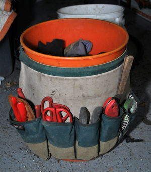 5-gallon bucket with tool caddy