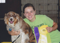 Meghan McLaughlin and her dog