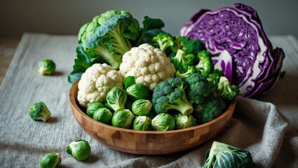 cruciferous vegetable assortment