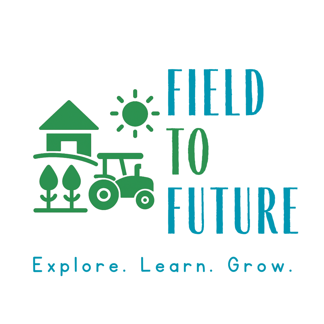 Field to Future tractor and trees 