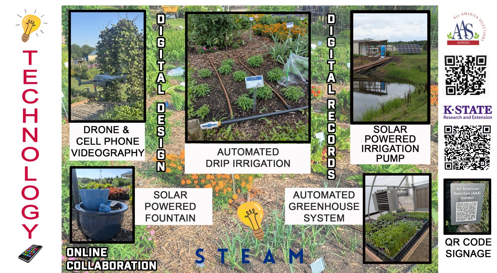 Technology slide STEAM garden 