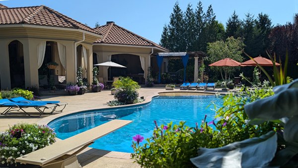 Public Garden tour 2026 house with a pool 